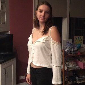 Cold shoulder blouse